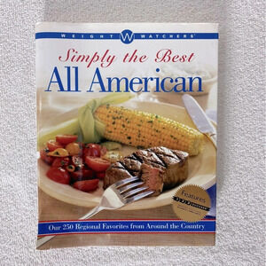 Vintage Weight Watchers Simply The Best All  American Hard Cover Cook Book